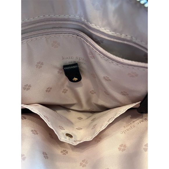 Kate Spade Medium Margaux Leopard Print leather convertible satchel - Picture 6 of 10